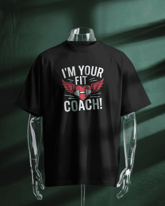 Fit From Home Double-Sided Printed T-Shirt (180 GSM) - Image 2