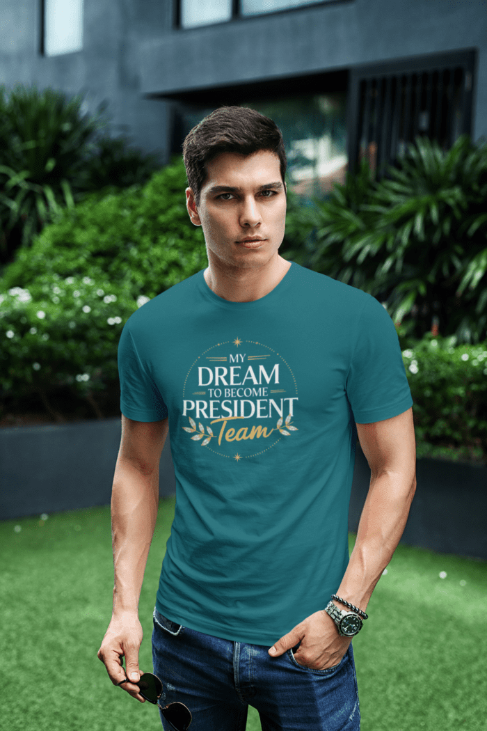 My Dream to Become President Team T-Shirt - Image 2