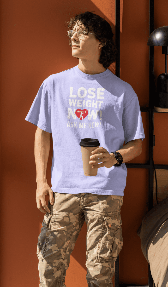 Lose Weight Now, Ask Me How" Oversized T-Shirt - Image 2