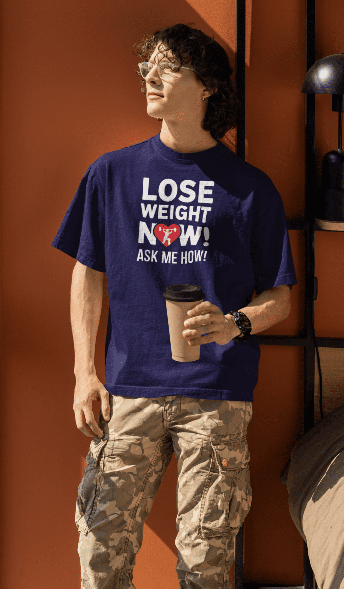 Lose Weight Now, Ask Me How" Oversized T-Shirt - Image 3