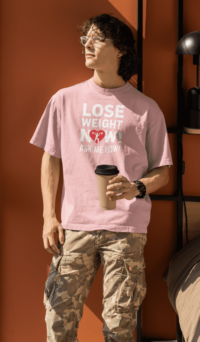 Lose Weight Now, Ask Me How" Oversized T-Shirt - Image 4