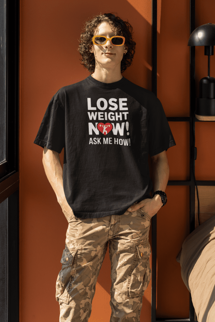 Lose Weight Now, Ask Me How" Oversized T-Shirt